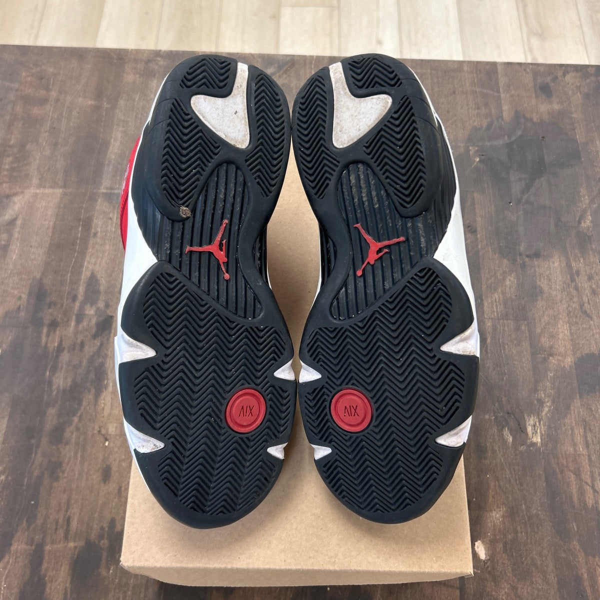 Jordan 14 Retro Gym Red Toro Size 10 (Pre-Owned) - Image 5