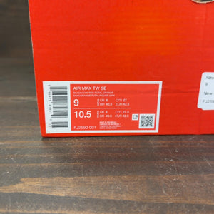 Nike Air Max TW SE Black Orange Summit - Image 9