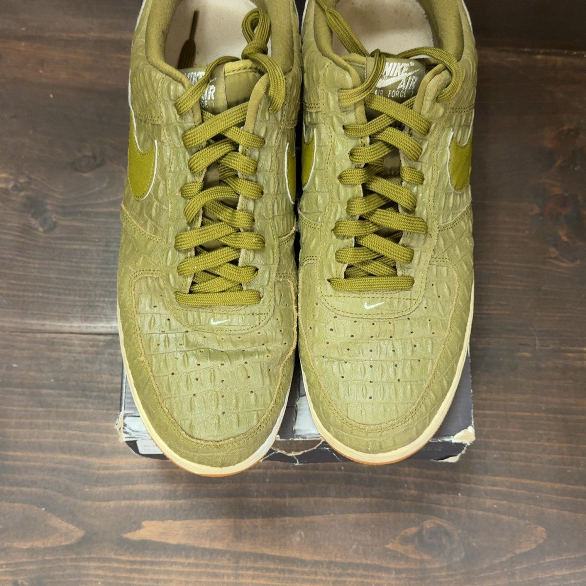 Nike Air Force 1 Low Militia Green Size 14 (Pre-Owned) - Image 3