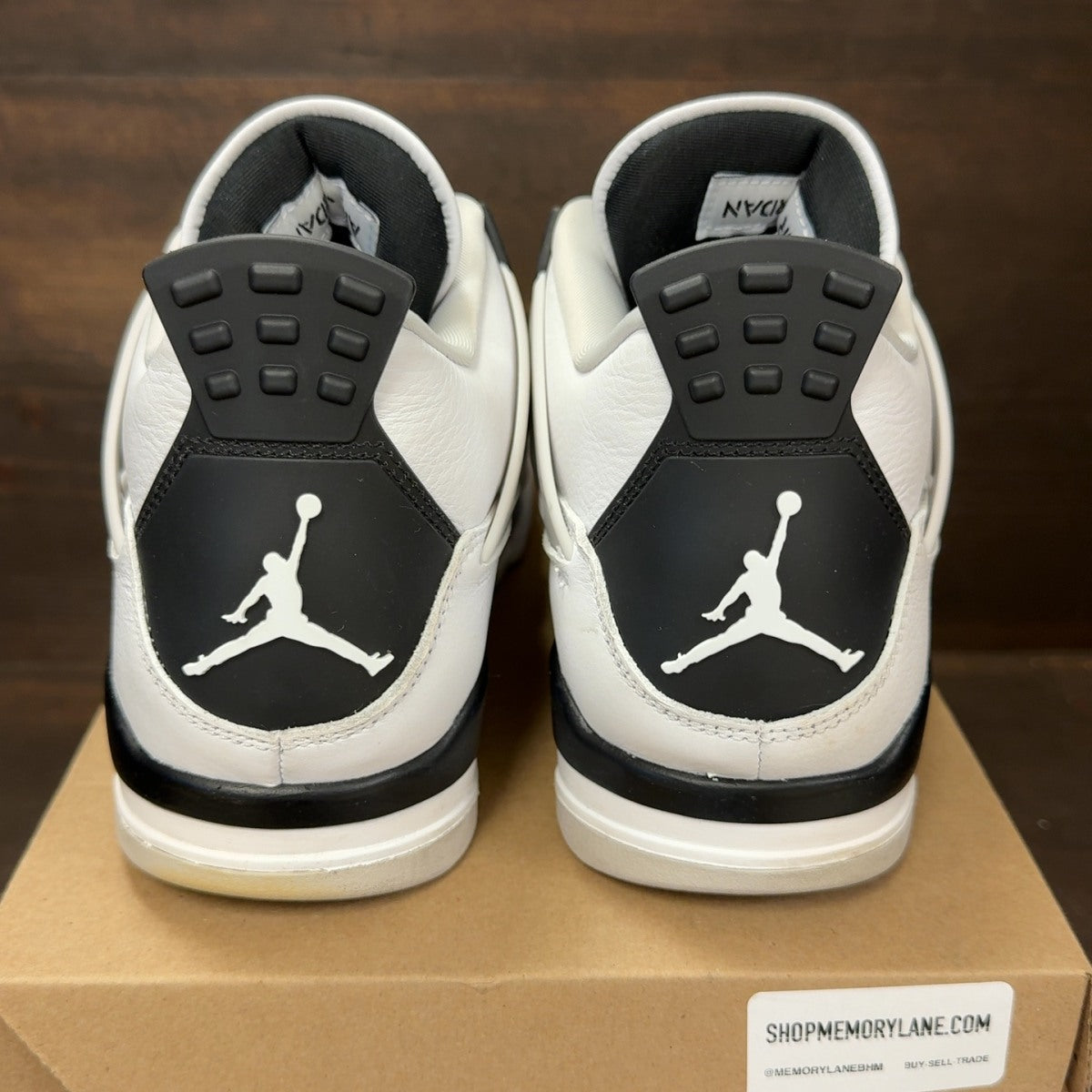 Jordan 4 Retro Military Black Size 9.5 (Pre-Owned) - Image 5