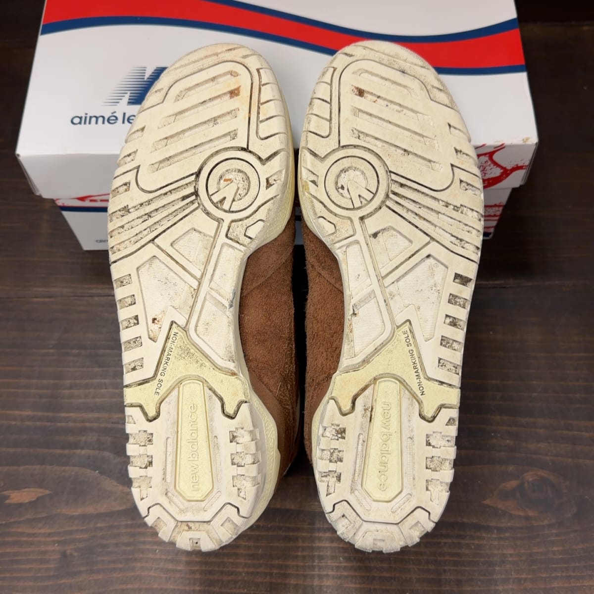New Balance 550 Aime Leon Dore Brown Suede Size 11 (Pre-Owned) - aux