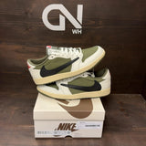 Jordan 1 Retro Low OG SP Travis Scott Medium Olive Size 10.5 (Pre-Owned) - front