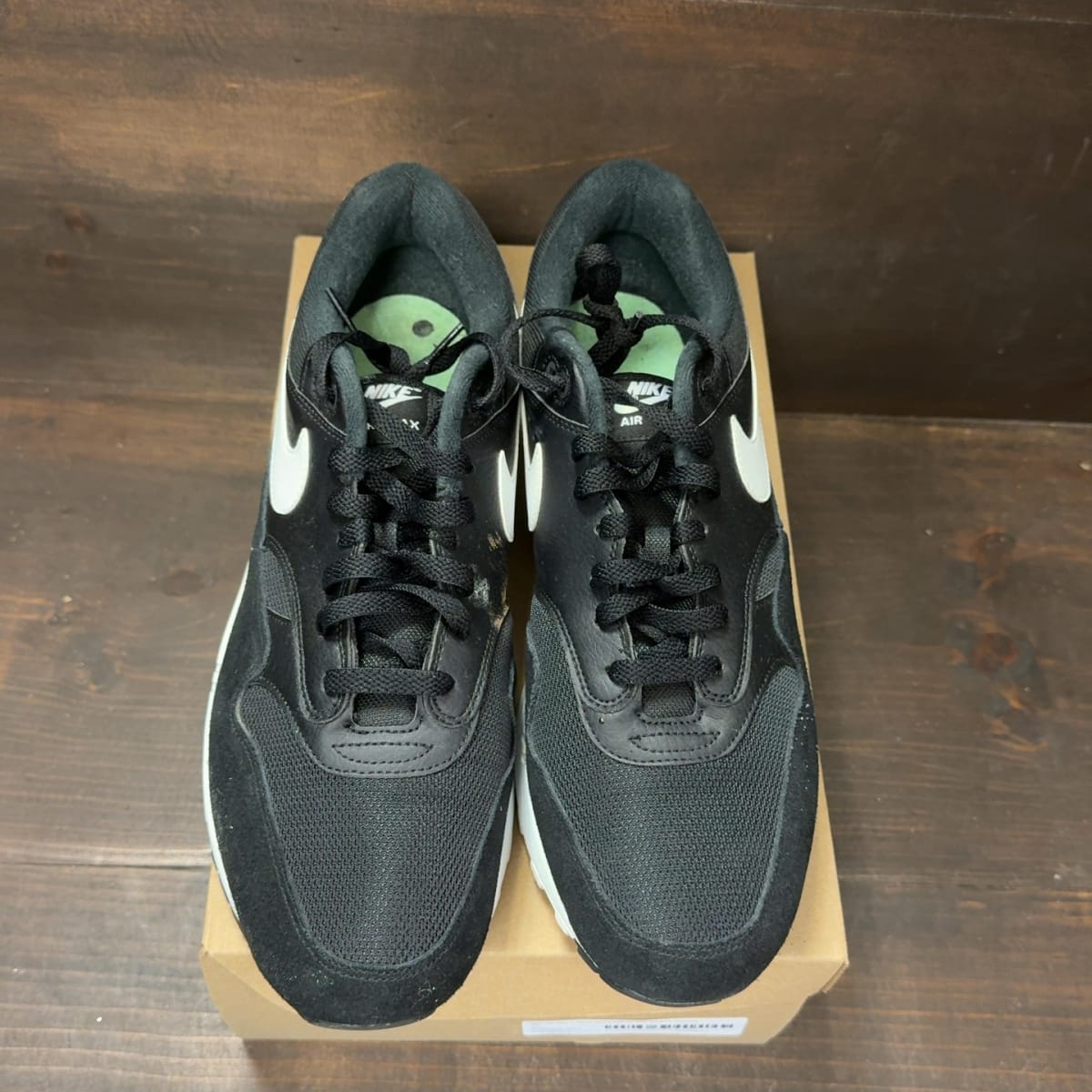 Nike Air Max 1 Black White (2019) Size 13 (Pre-Owned) - tag