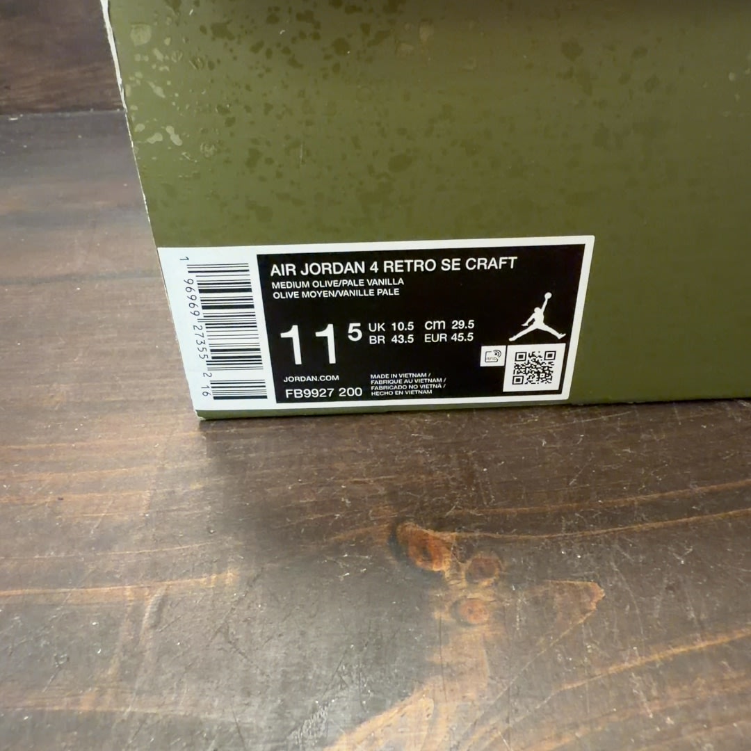 Jordan 4 Retro SE Craft Medium Olive - Image 7