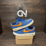 Blue Yellow Swoosh Nike Air Force 1 Low Size 10.5 (Pre-Owned) - Image 1