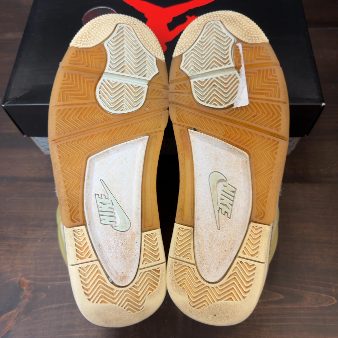 Jordan 4 Retro Off-White Sail (Women's) - Image 6