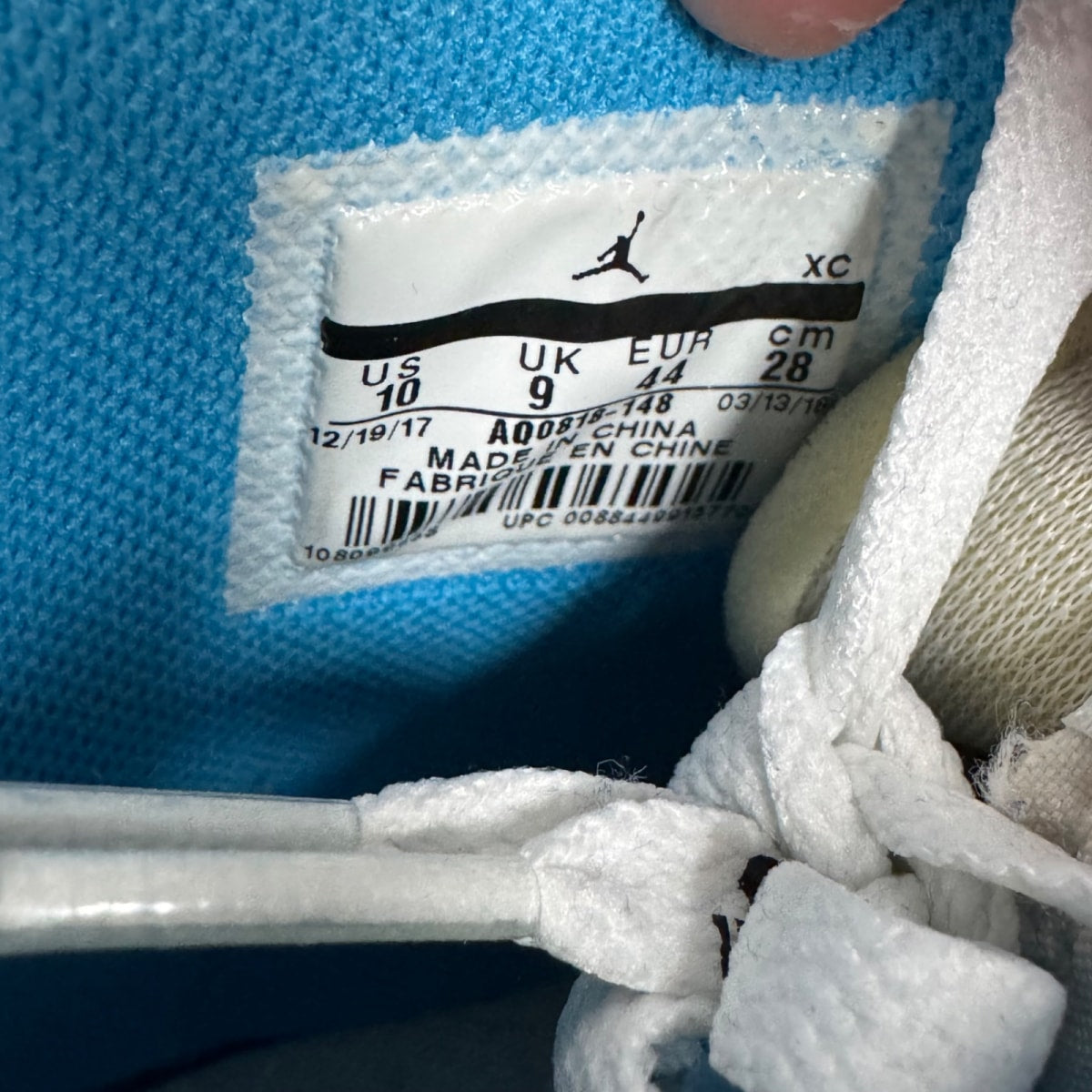 Jordan 1 Retro High Off-White University Blue - Image 8