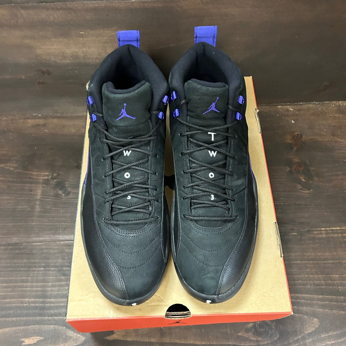 Jordan 12 Retro Black Dark Concord - Image 3