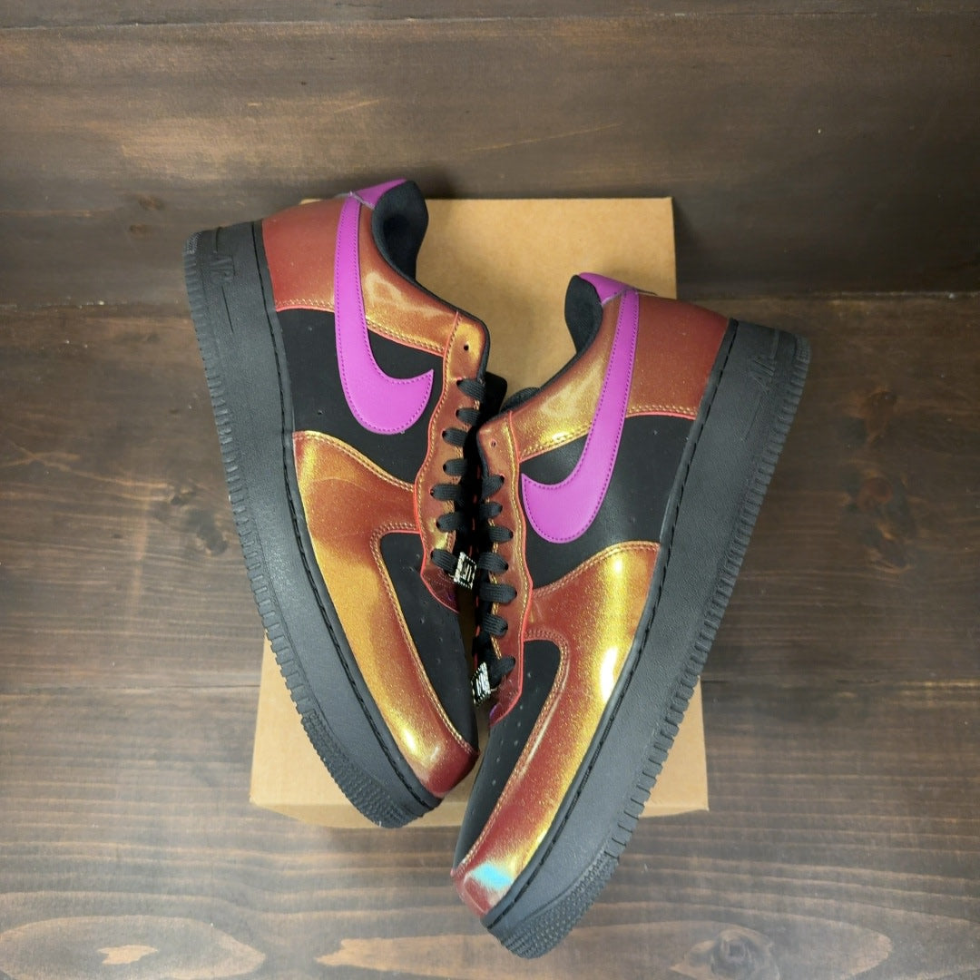 Nike Air Force 1 Low '07 LV8 Glam Rock Black Bold Berry Size 13 (Pre-Owned) - Image 2