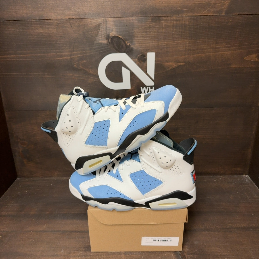 Jordan 6 Retro UNC White Size 11 (Pre-Owned) - Image 1