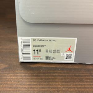Jordan 14 Retro Black White - Image 7