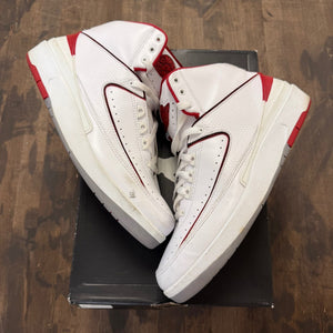 Jordan 2 Retro White Red (2014) - Image 1