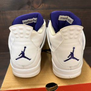 Jordan 4 Retro Metallic Purple Size 13 (Pre-Owned) - Image 3