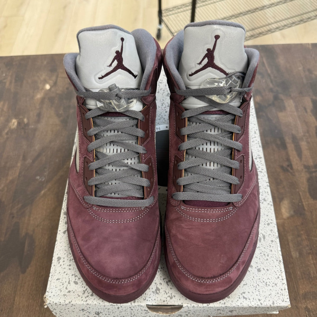 Jordan 5 Retro Burgundy (2023) - Image 2