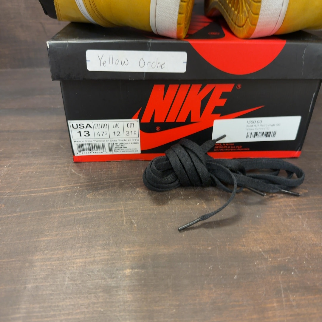 Jordan 1 Retro High Yellow Ochre Size 13 (Pre-Owned)