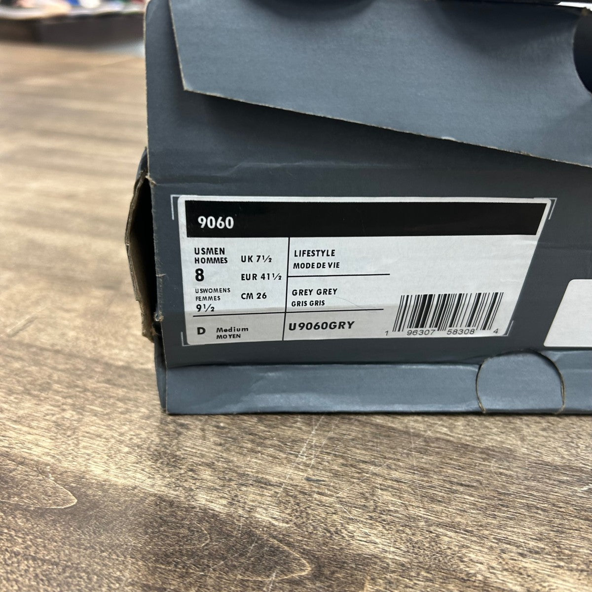 New Balance 9060 Rain Cloud Grey - Image 6