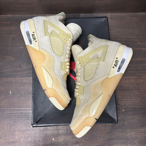 Jordan 4 Retro Off-White Sail (Women's) - Image 2
