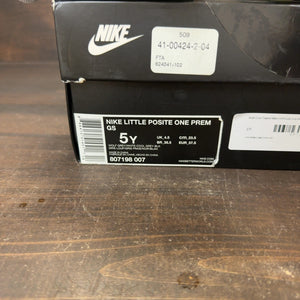 Wolf Grey Suede Nike Lil Posite One Premium Size 5Y (Pre-Owned) - Image 8