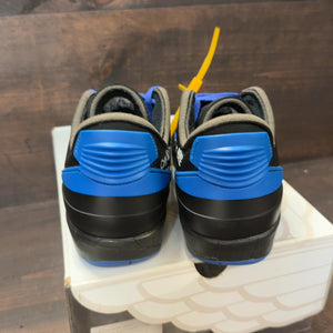 Jordan 2 Retro Low SP Off-White Black Blue Size 7 (Pre-Owned)