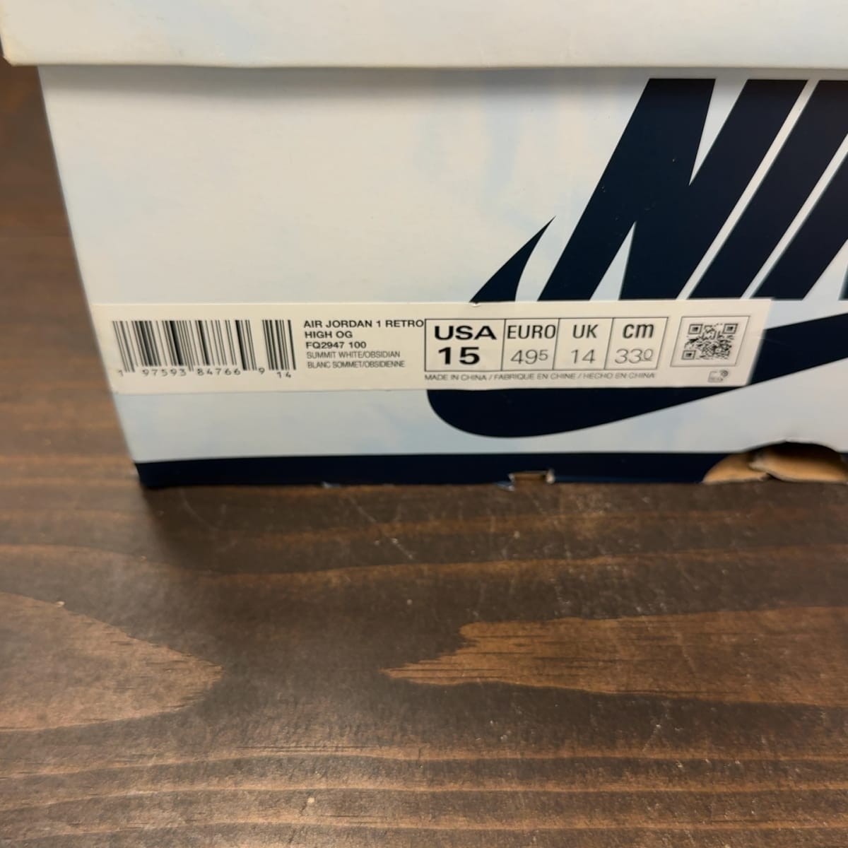 Jordan 1 Retro High OG Denim Size 15 (Pre-Owned) - aux