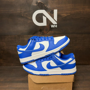 Nike Dunk Low White Hyper Royal (2025) Size 8 (Pre-Owned) - Image 1
