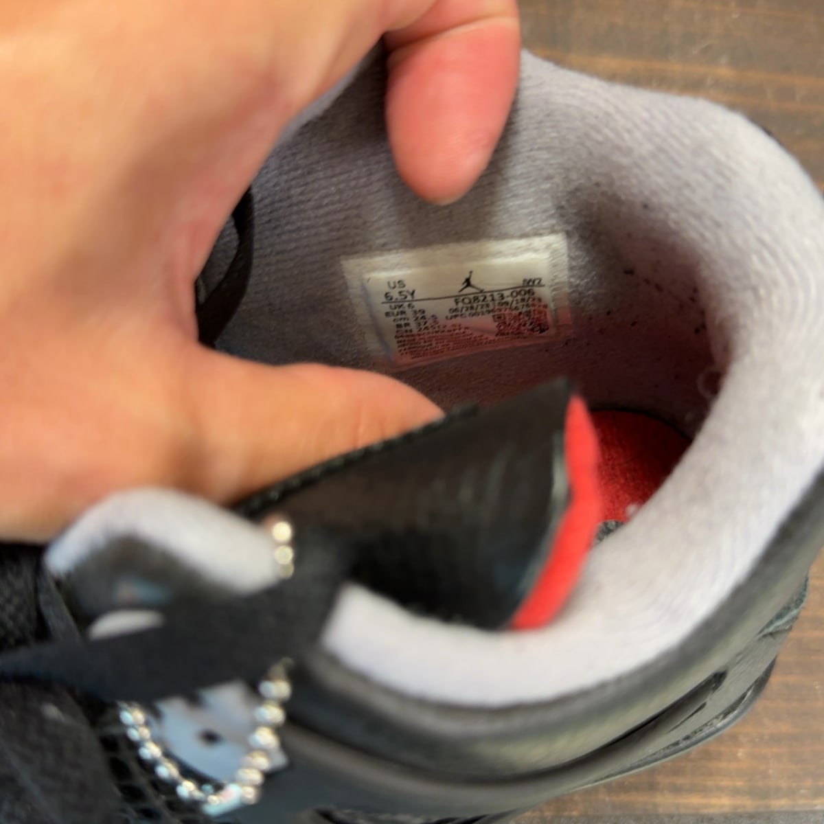Jordan 4 Retro Bred Reimagined (GS) - Image 7