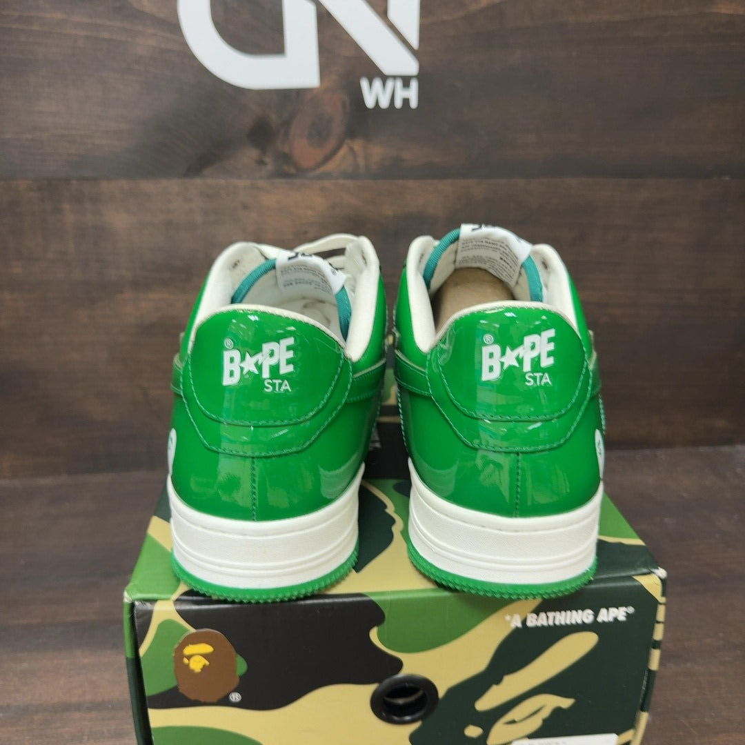 A Bathing Ape Bape Sta Low Green Size 13 (Pre-Owned)