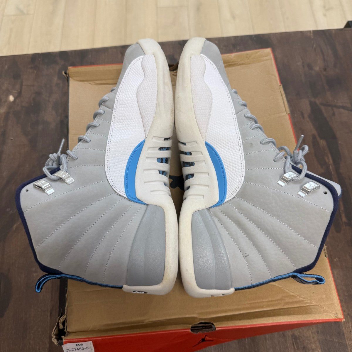 Jordan 12 Retro Grey University Blue - Image 6
