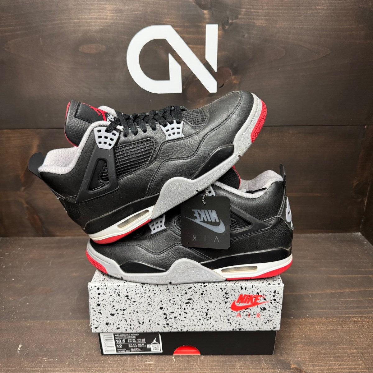 Jordan 4 Retro Bred Reimagined - Image 1