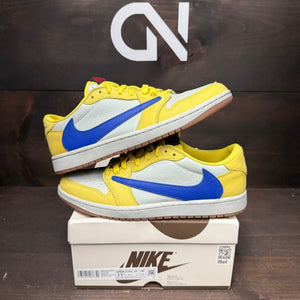Jordan 1 Retro Low OG SP Travis Scott Canary (Women's) - Image 1