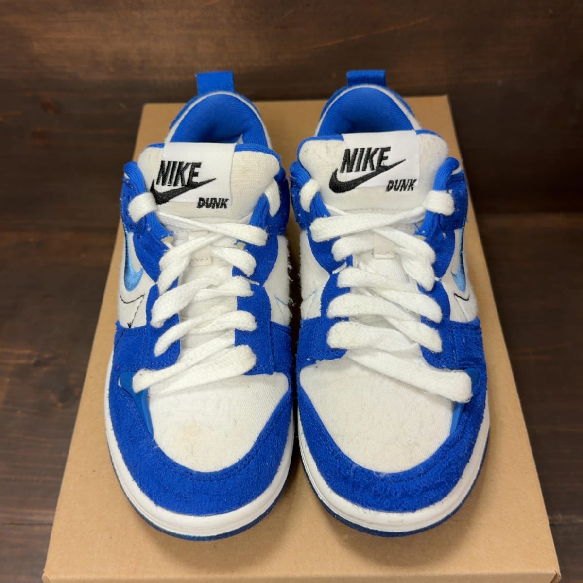 Nike Dunk Low Disrupt 2 White University Blue (Women's) Size 6W (Pre-Owned) - tag