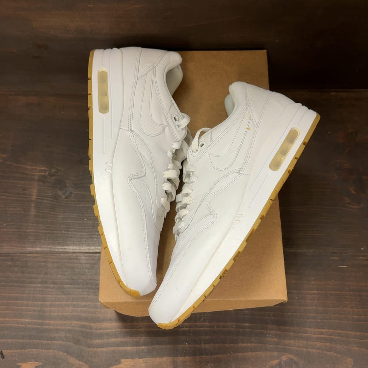 Nike Air Max 1 White Gum Size 13 (Pre-Owned) - back