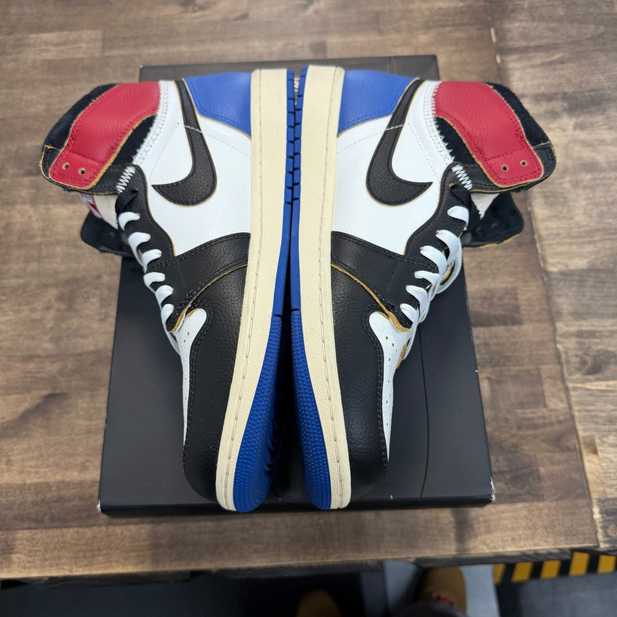 Jordan 1 Retro High OG SP Fragment x Union LA Varsity Red Sport Royal - Image 5