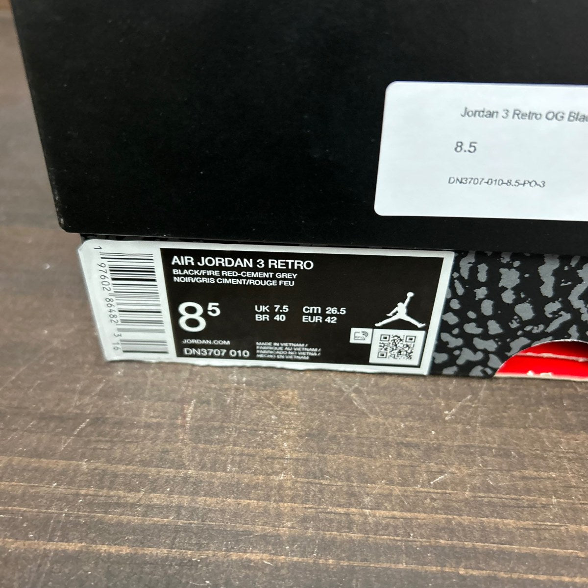 Jordan 3 Retro OG Black Cement (2024) - Image 7