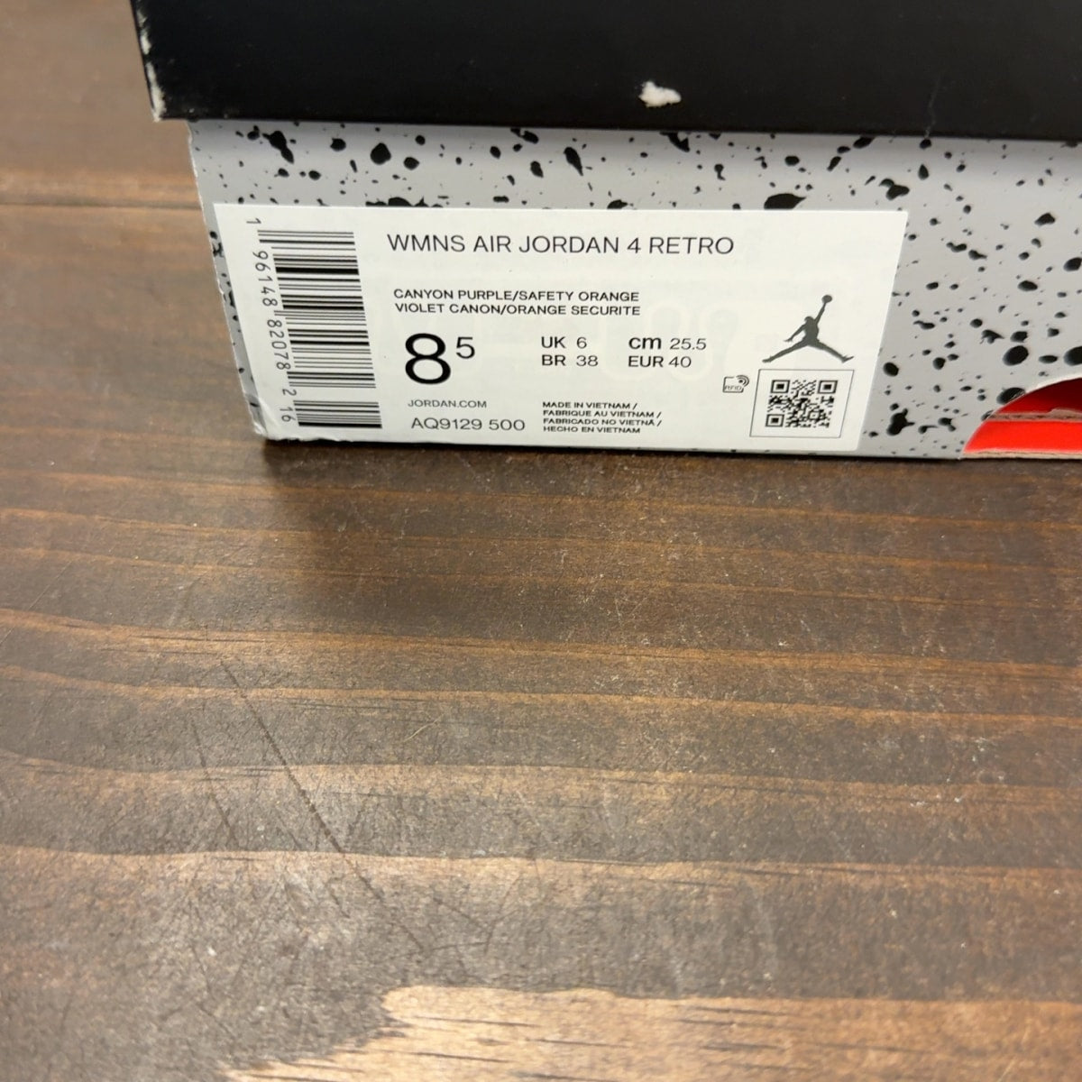 Jordan 4 Retro Canyon Purple (Women's) - Image 8