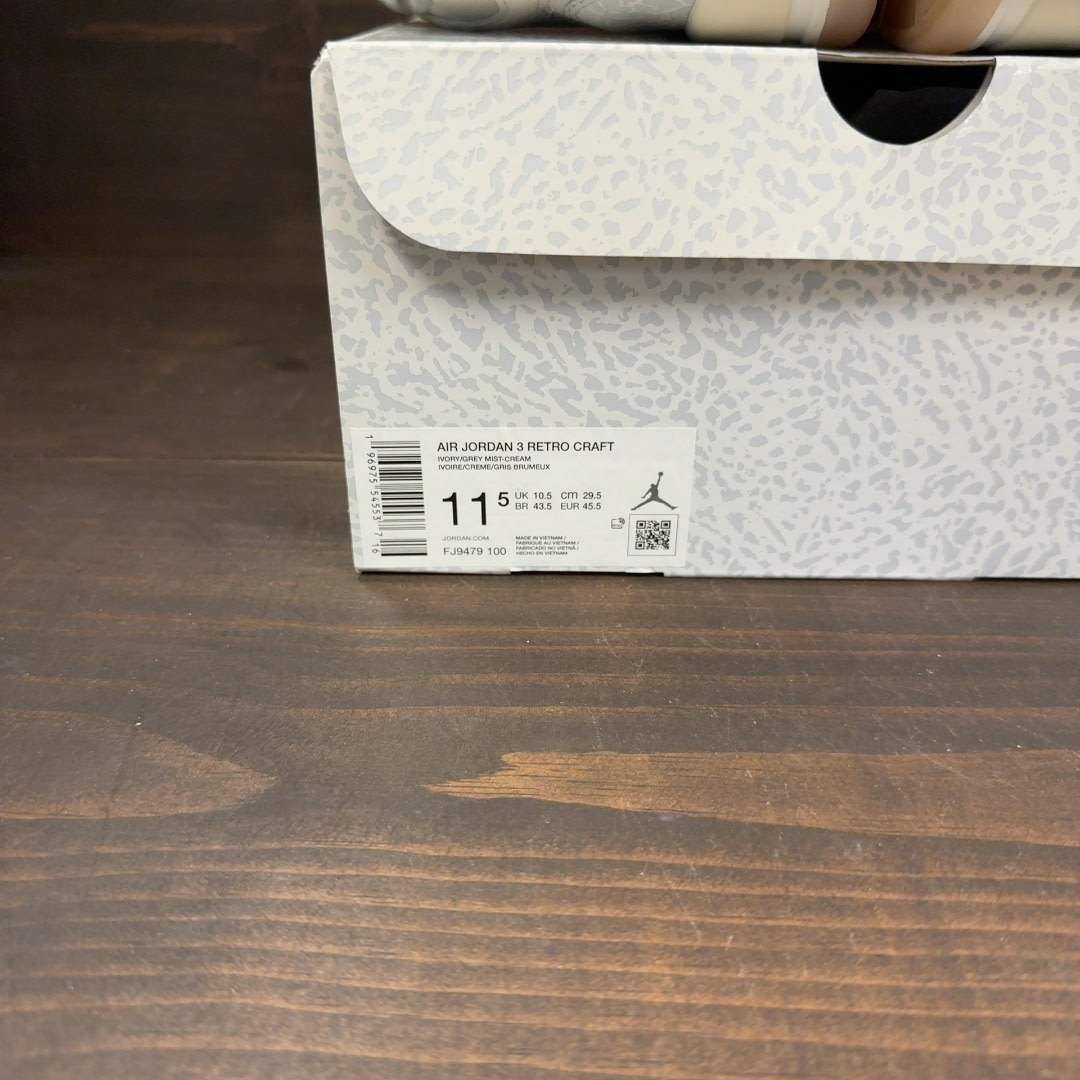 Jordan 3 Retro Craft Ivory - Image 8