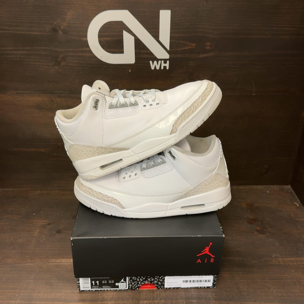 Jordan 3 Retro Pure Money (2025) Size 11 (Pre-Owned) - front