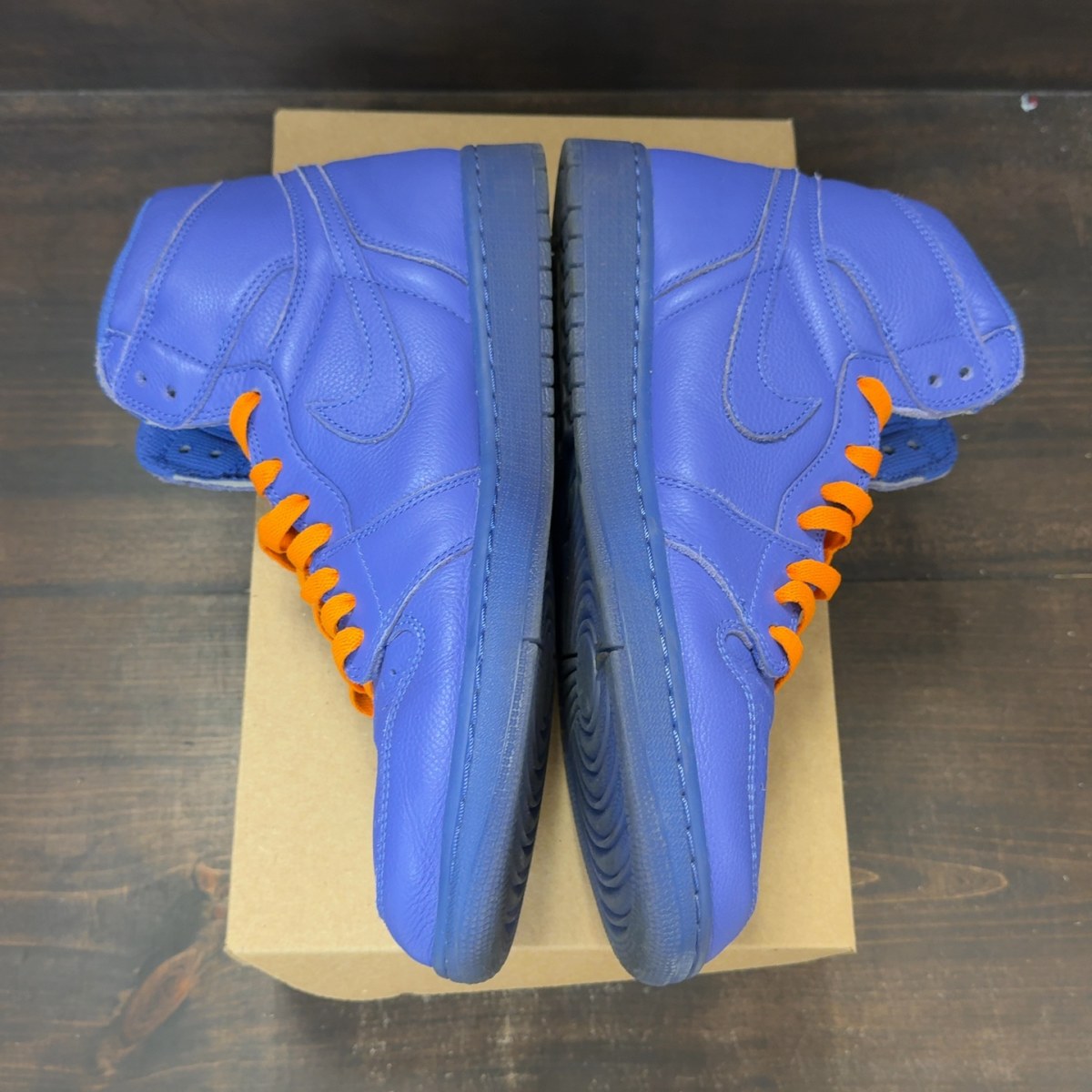 Jordan 1 Retro High Gatorade Rush Violet Size 12 (Pre-Owned) - Image 4