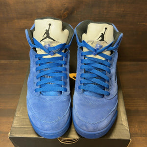 Jordan 5 Retro Blue Suede (GS) - Image 3