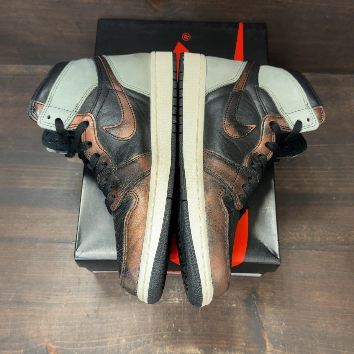 Jordan 1 Retro High Light Army Rust Shadow Patina - Image 4