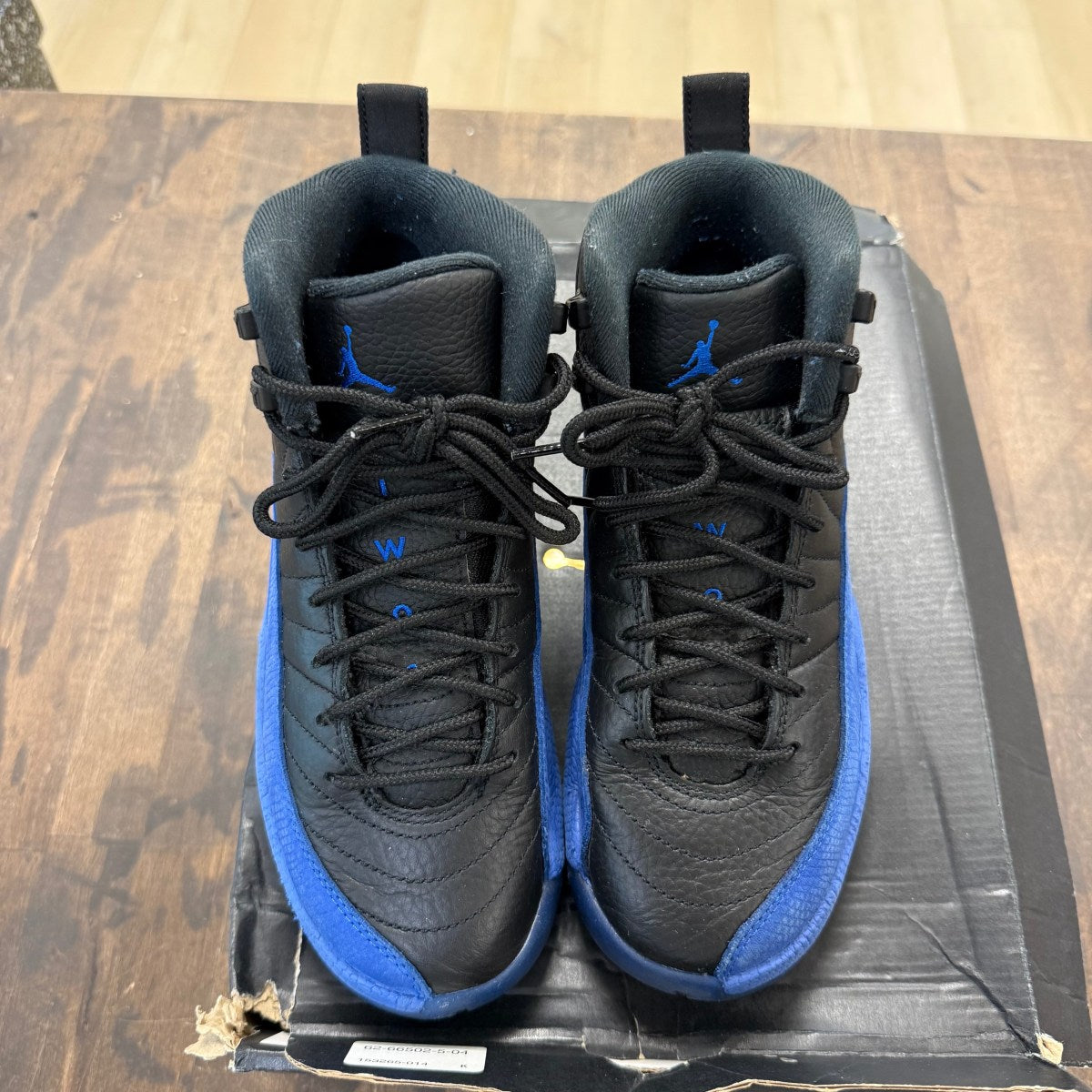 Jordan 12 Retro Black Game Royal (GS) - Image 2