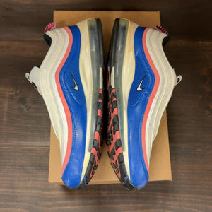 Nike Air Max 97 White Game Royal Pink Gaze Size 11 (Pre-Owned) - Image 4