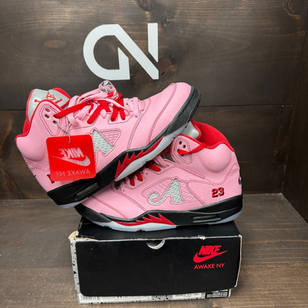 Jordan 5 Retro Awake NY Arctic Pink - Image 1