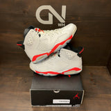Jordan 6 Retro Infrared White (2014) Size 11.5 (Pre-Owned) - front