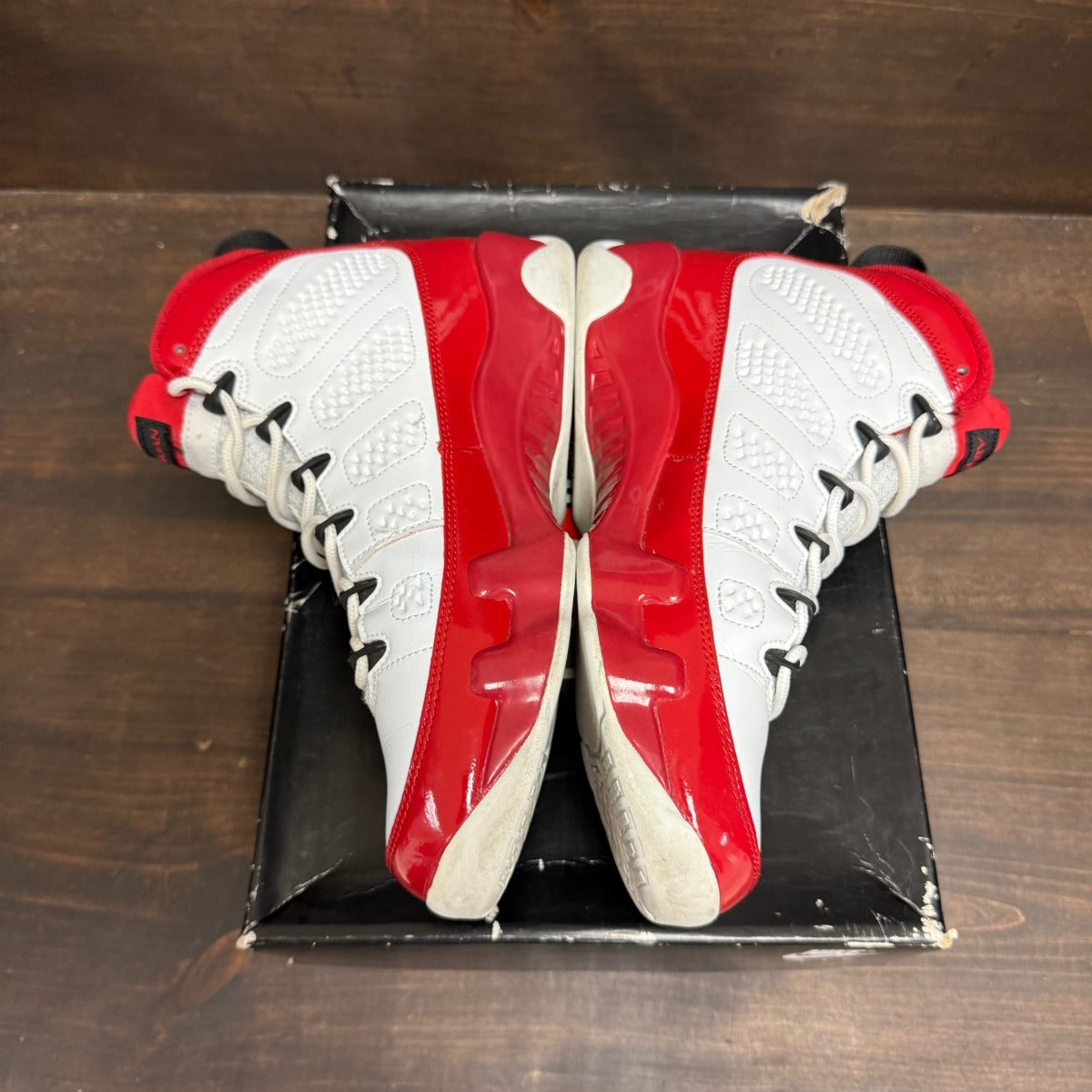 Jordan 9 Retro White Gym Red - Image 4