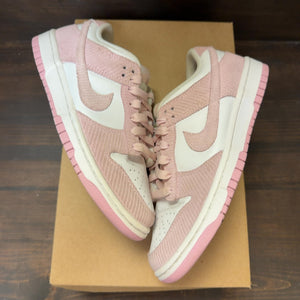 Nike Dunk Low Pink Corduroy (Women's) Size 8W (Pre-Owned) - Image 2