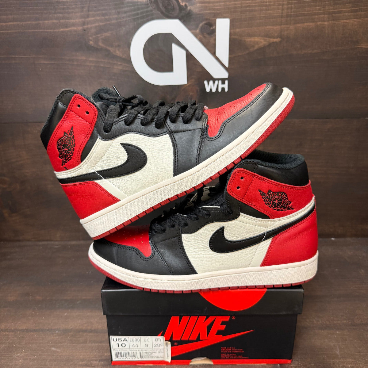 Jordan 1 Retro High Bred Toe - Image 1