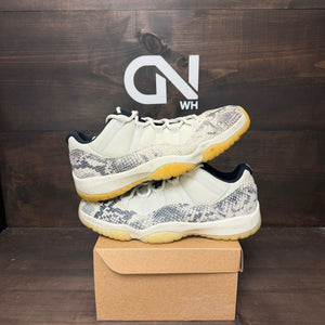 Jordan 11 Retro Low Snake Light Bone Size 11 (Pre-Owned) - Image 1