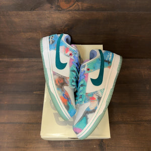 Nike SB Dunk Low Futura Laboratories Bleached Aqua Size 9 (Pre-Owned)