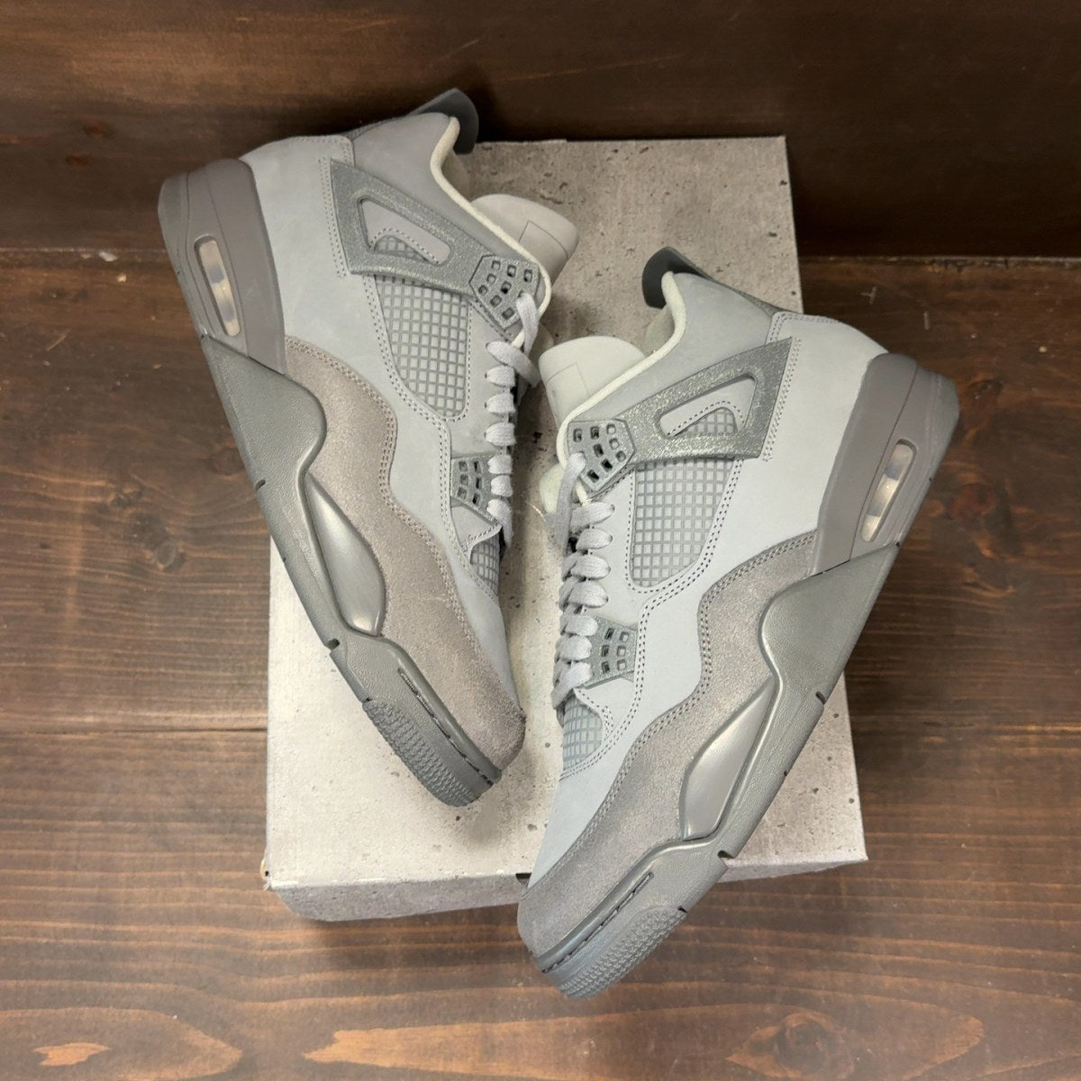 Jordan 4 Retro SE Paris Olympics Wet Cement - Image 2